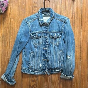 Abercrombie & Fitch Blue Jean Jacket Classic Trucker Style
